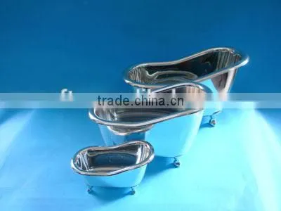 PP plastic cosmetic products storage mini bathtub container,plastic mini bathtub shape storage container