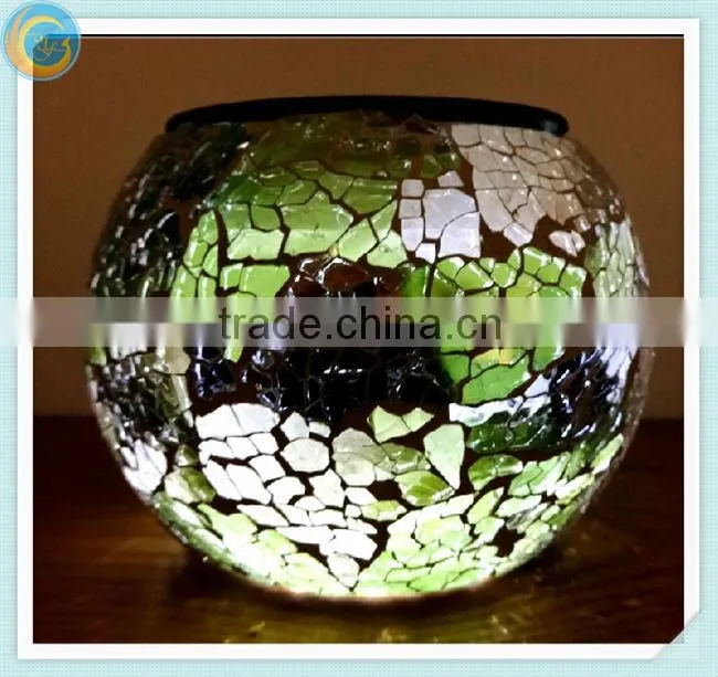 beautuful mosaic glass oil lamp