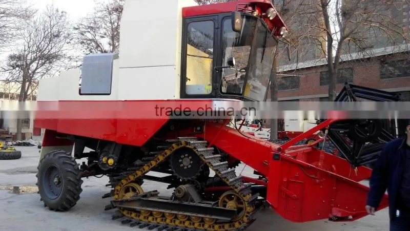 New crawler-type rice harvester and best price of rice harvester