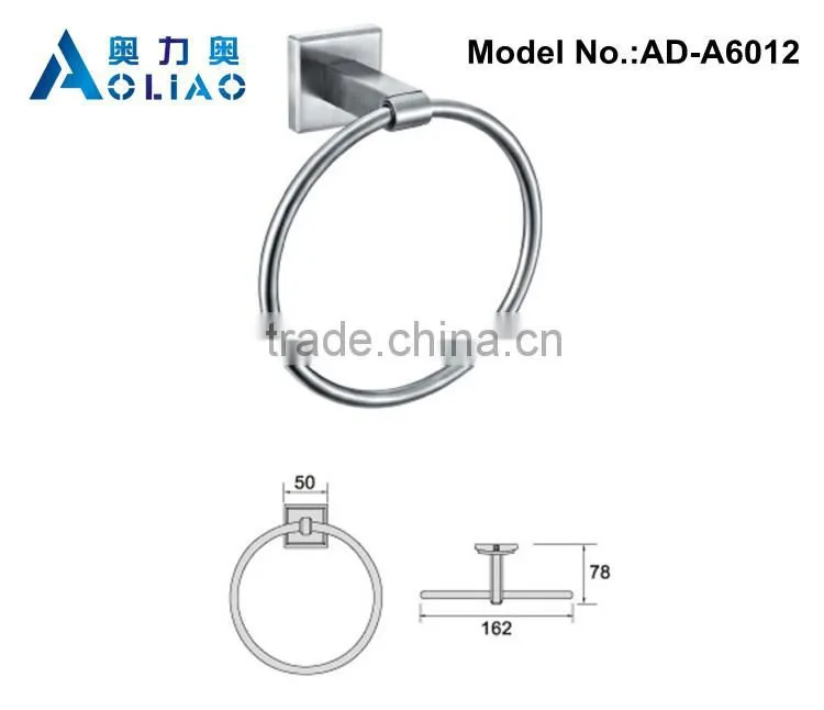High quality Bathroom accessory stainless steel golf towel ring