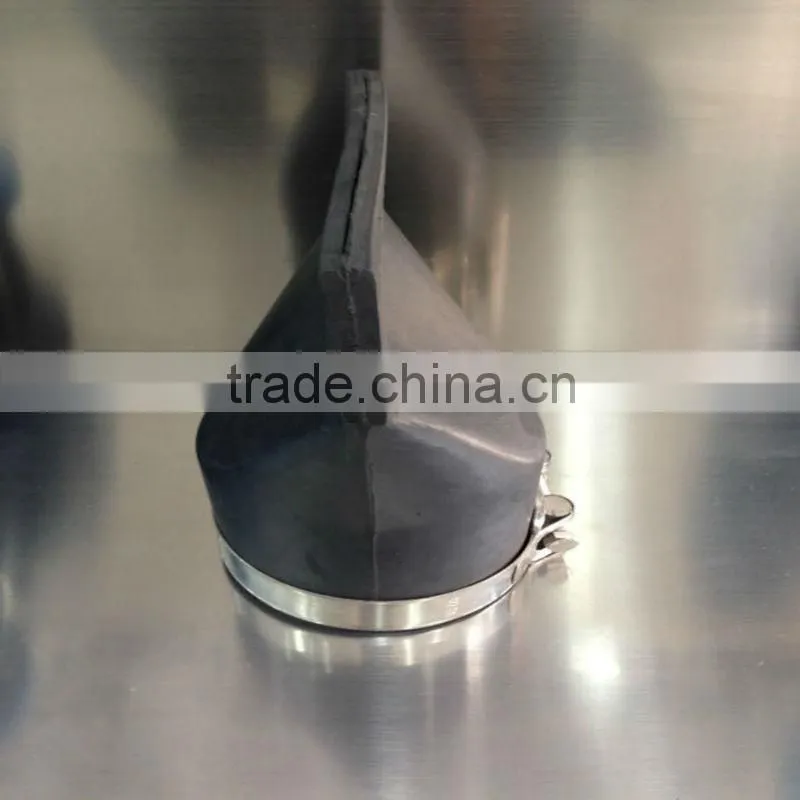 Flanged duckbill valve