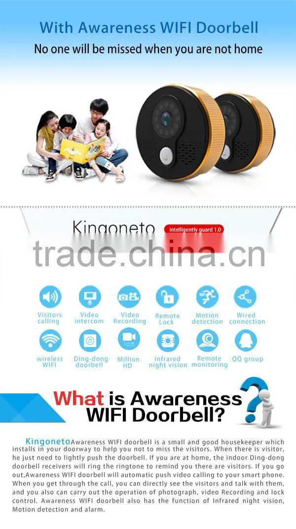 Wi-Fi Doorbell video camera