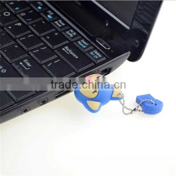 OEM/ODM custom cartoon character usb flash drive novelty design pvc usb stick wholesale wedding gift usb pen drive