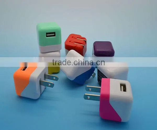 Environmental High Quality Folding Wall Plug Charger Compatible for iphone Charger