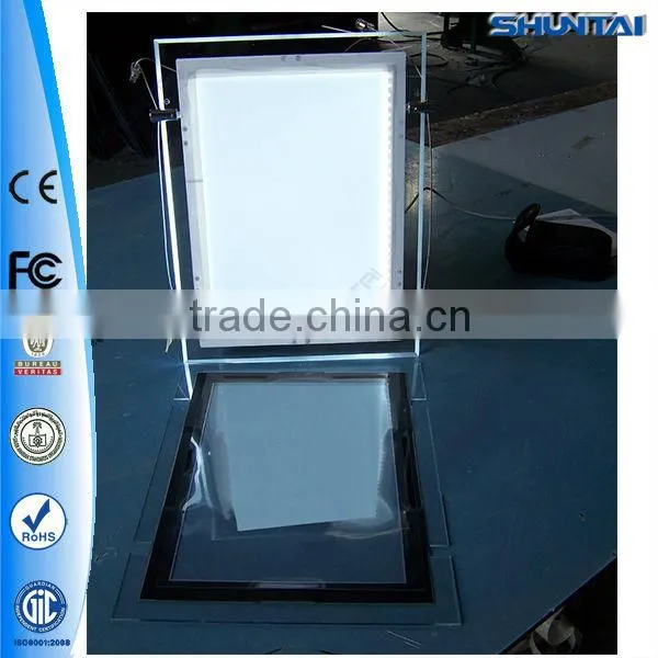 customized acrylic led bathroom mirror light