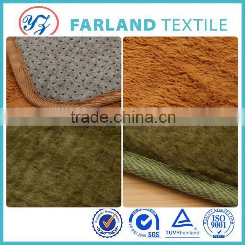 100% polyester quality 45mm high pile plush fabric for plush toy