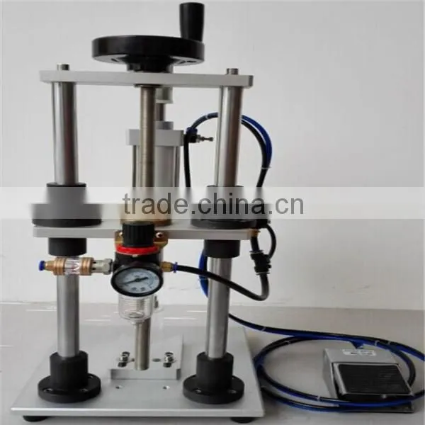 semi auto perfume collaring fitting/pneumatic perfume collaring machine