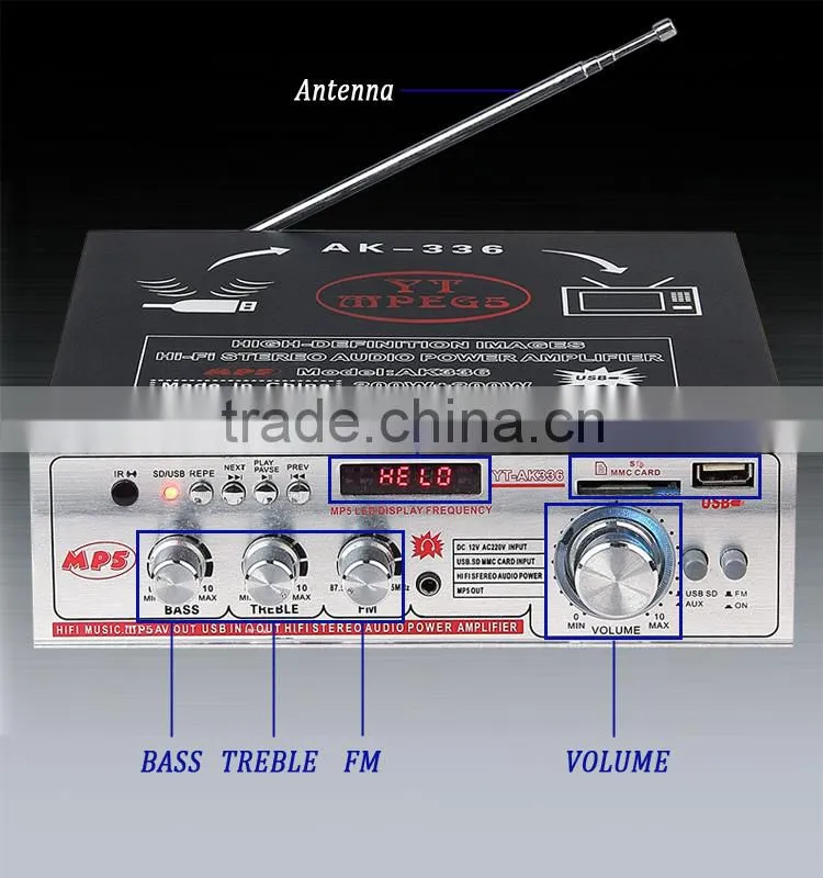usb hearing aid of bte YT-336 with FM