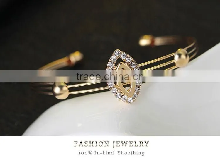 Royal Noble Geometric Oval Hollow Crystal Gems Drop Pendant Decoration Necklace Elegant Jewelry Set For Braid Wedding Accessory