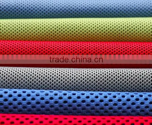 nylon mesh fabric for shoe bags fabric/3D air nylon Mesh fabric/very soft hand feeling mesh bag brushed polyester lining fabric