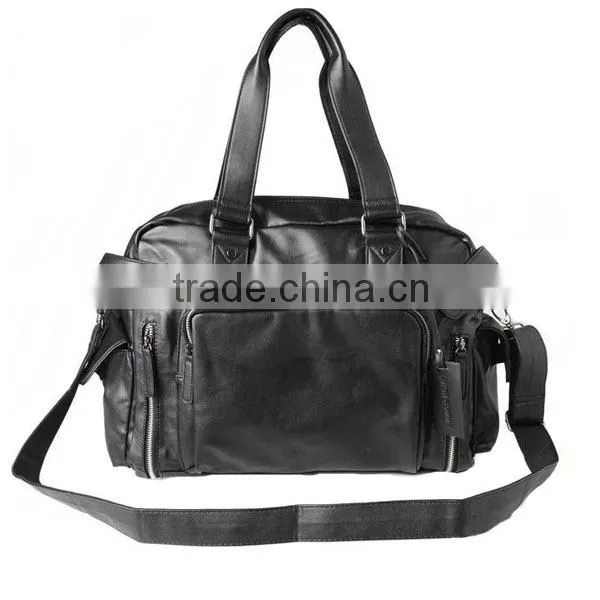 Hot selling men's leather satchel shoulder bags