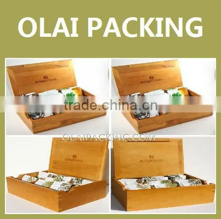 Elegent Antique Chain Black Tea Wooden Box