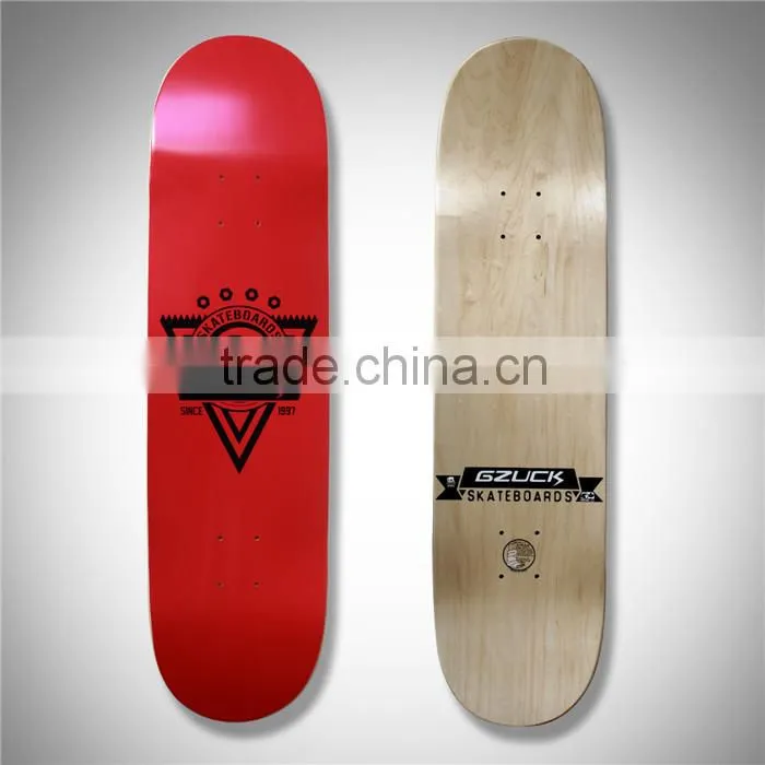 CMYK skateboard boards, 100% maple medium concave skateboard decks