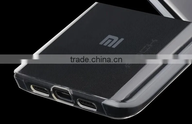 Crystal TPU Rubber Back Case For xiaomi 5 ROCK Fashion Shockproof Silicone Soft Protective Cover MT-5579