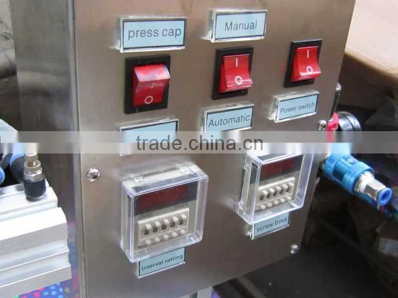 Semi-auto perfume capping machine