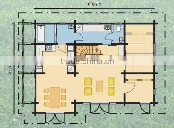 big family wooden house