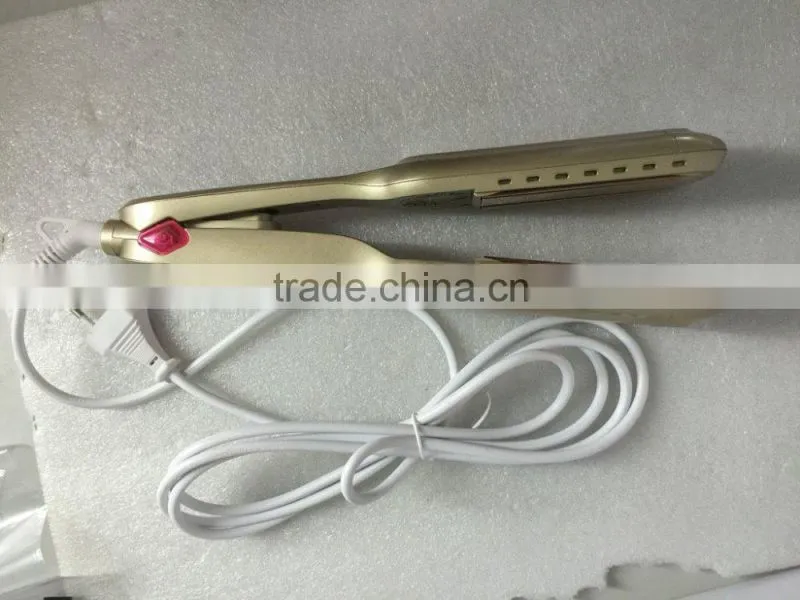 Newest Disign Purple Electric Profeessional Hair Straightener With Brush