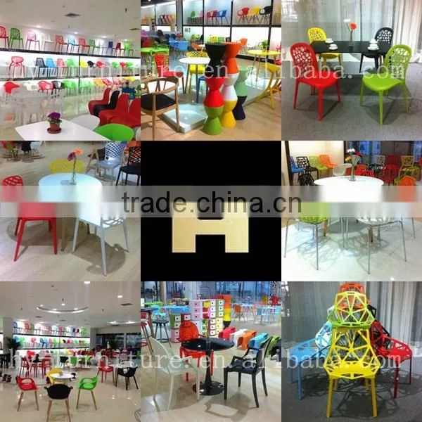 Unique Design Colorful Living Room Furniture PP Plastic Chair/ Polypropylene Chair One