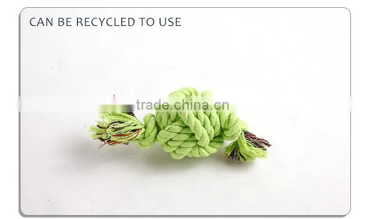 durable dog rope toy colorful and small size with factory price