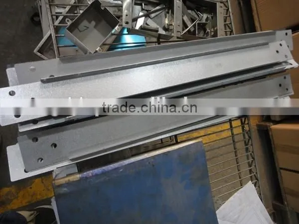 Powder coating sheet metal stamping parts solar pannel mounting bracket
