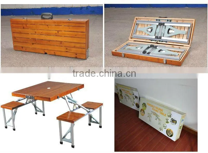 Outdoor Wooden Folding Table