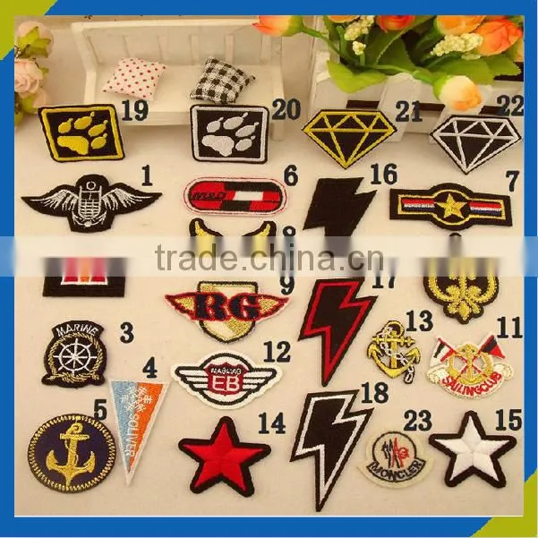 Sew-On Flocking Fabric 4G Advertising Patch Flock Transfer Badge Patches