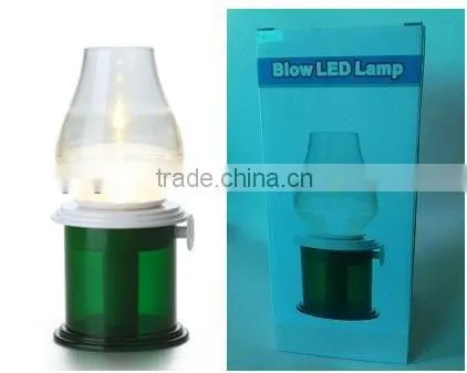 glass material cool blow LED lamp