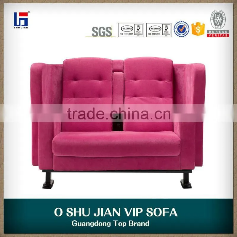 Luxury fabric home theater sofa for lovers RD-5701-1