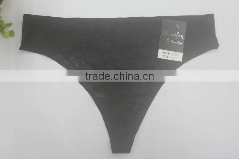 Seamless Young Girl One Piece Jaquard Underwear Panties Model