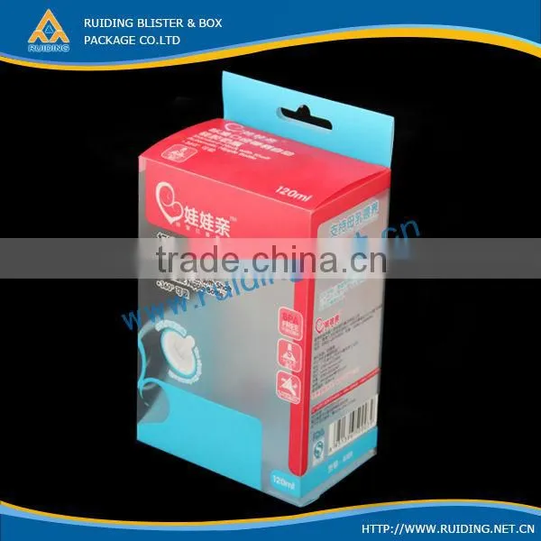 pacifier plastic box packaging manufacture