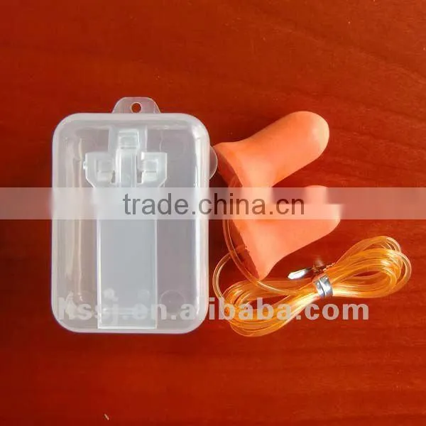 2016 PU foam bell shaped ear plugs soundproof ear plugs (SNR:33db) hearing protection ear plugs noise clips
