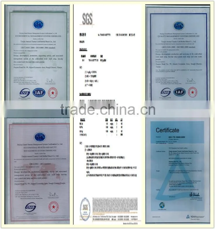 steel plate galvanized steel sheet SGCC