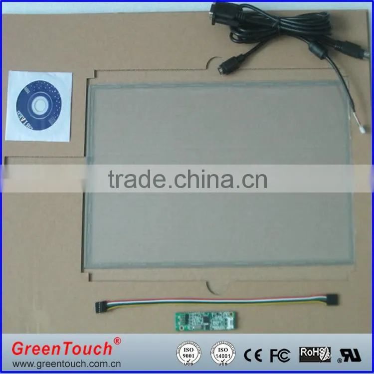 cheapest touch screen panel 18.5 inch 5 wire resistive touch screen with controller