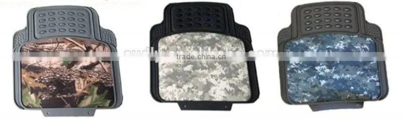 2016 newest design plastic car all season camo floor mats