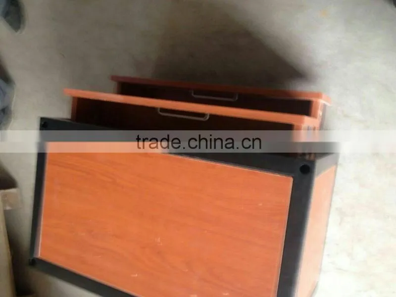 multi-functional metal wooden school dormitory drawer chest