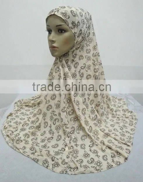 H174 latest big size print hijab,hijab scarf