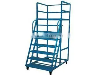 Steel Climb Ladder,with wheels