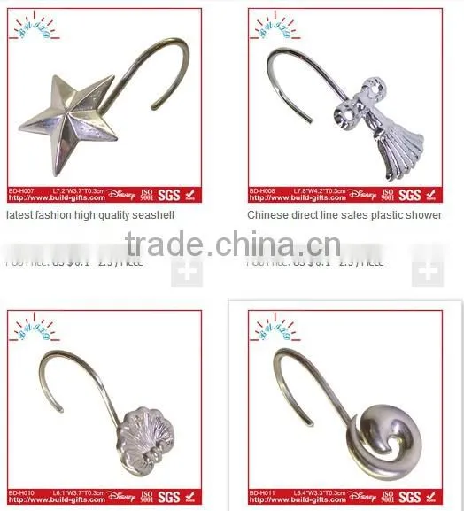 flower shaped hooksresin curtain hooks