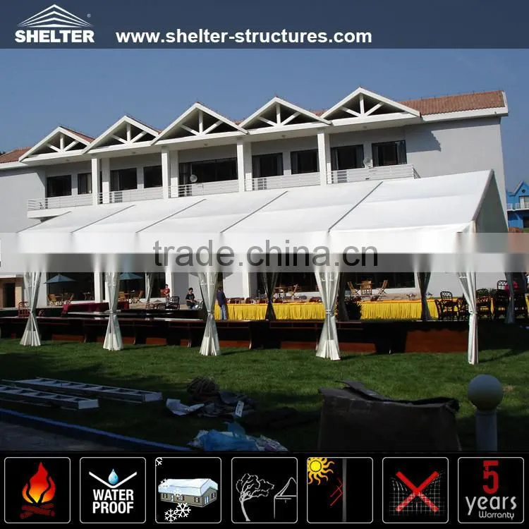 5x33m 110 people cheap used aluminum frame white pvc fabric outdoor clear event party marquee wedding tent for sale