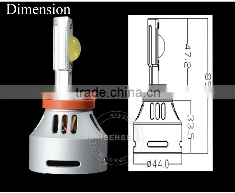 AUTO PART LED LIGHTING 9006 HB4 car led headlight for honda city