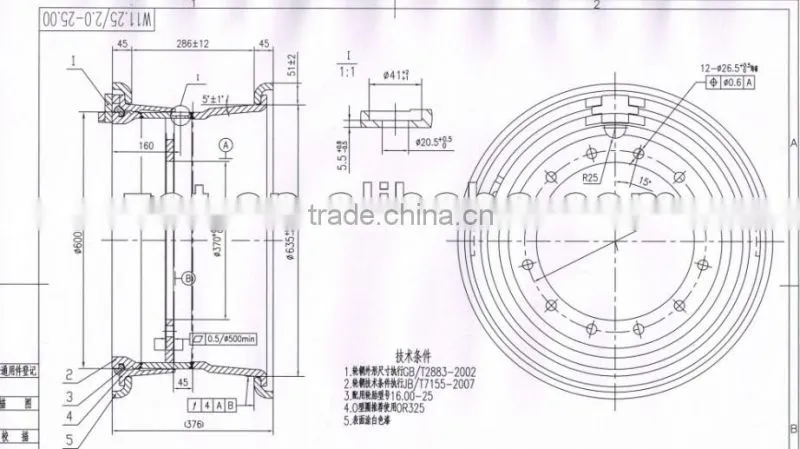 coal mining rim 16.00-25