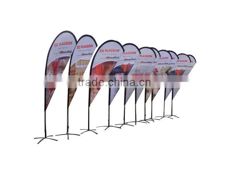 teardrop banners of street banner