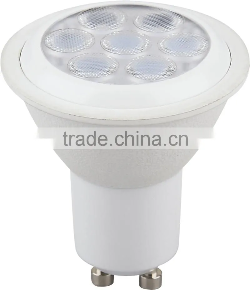 CE & RoHS 230V GU 10 Base 45 Degree Beam angle Warm White LED Spotlights
