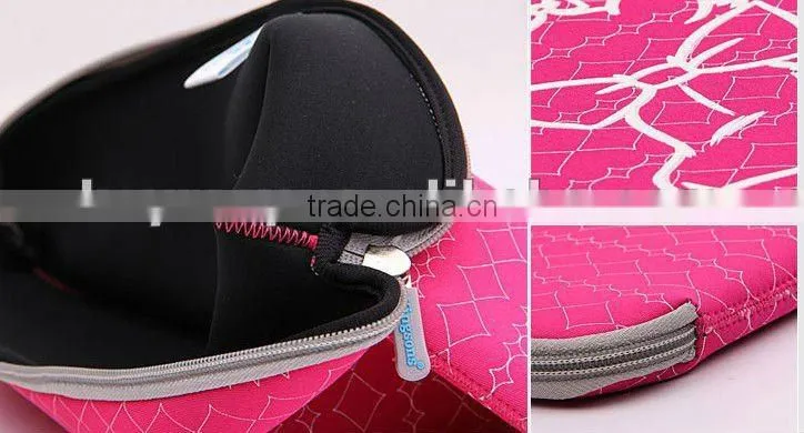 Ladies Waterproof Neoprene polo hello kitty printed 12 inch laptop bags for girls