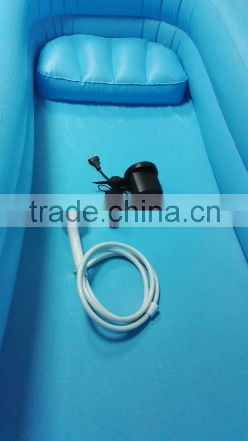 Disability aids home care 2 layers adult inflatable bathtub