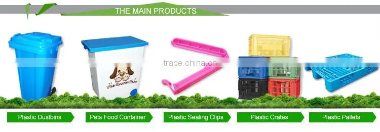 Plastic Mini Desktop Wheelie bin desk tidy