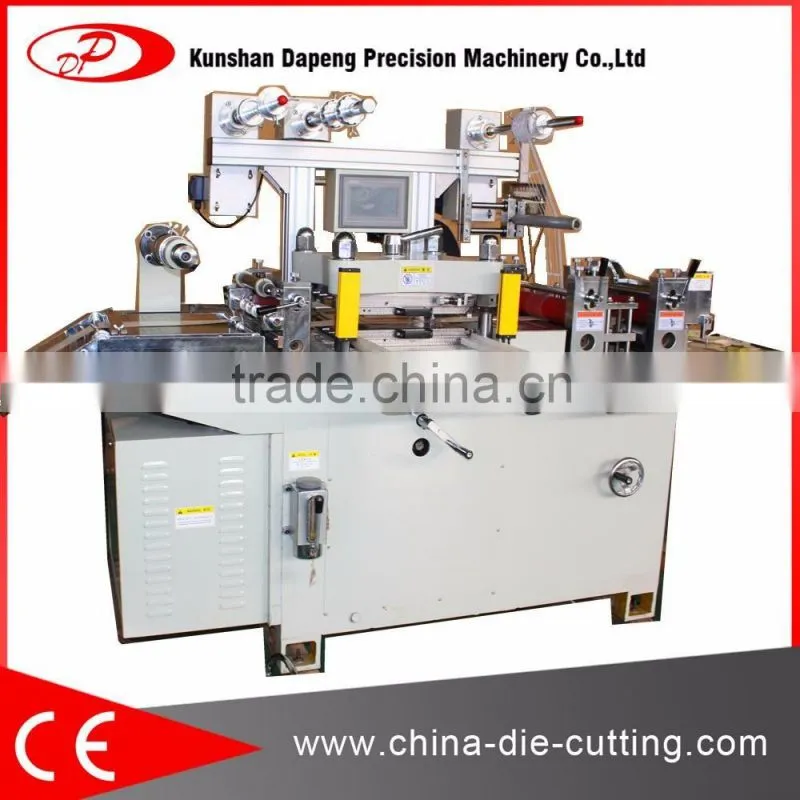 High Speed 300 Cuts Per Minute Paper Label Automatic Punching Die Cutting Machine Release Liner Rewind / Discharge Waste 320mm