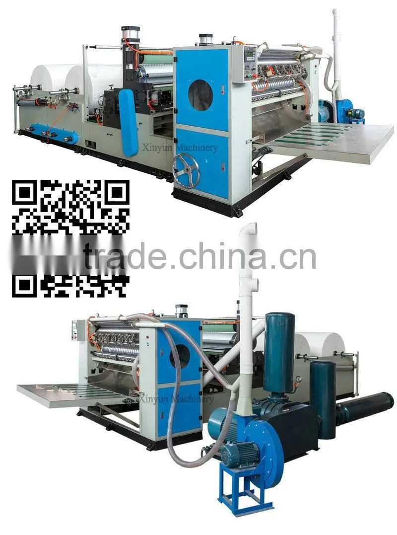 XY-BT-288B Automatic Z Fold Hand Towel Paper Machine with Glue Lamination