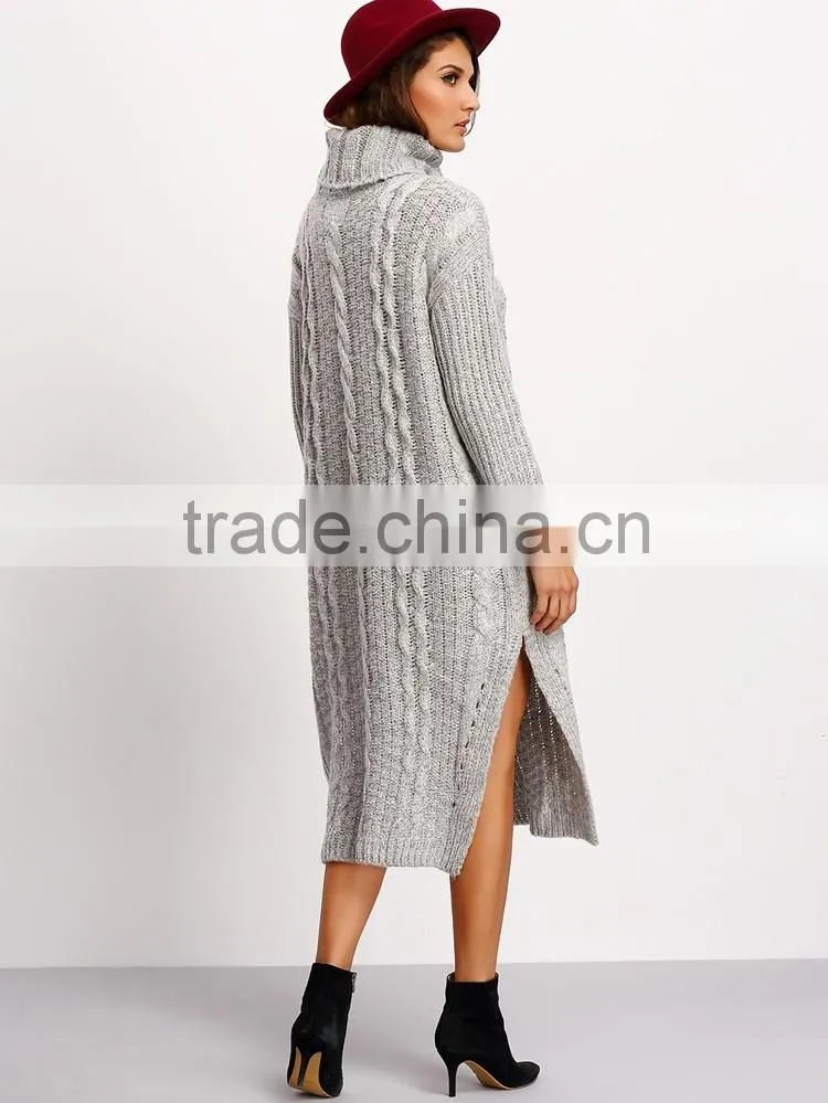 CASUAL WINTER DRESS WOMEN SWEATER DRESS