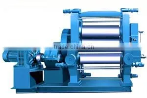 Three roll calender for paper machine
